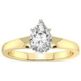 thumbnail image 1 of 4 Carat IGI Certified Pear Shape Lab Grown Diamond Engagement Ring | 14K Yellow Gold | Arielle Solitaire Diamond Ring | FG-VS1-VS2 Quality Friendly Diamonds, 1 of 4
