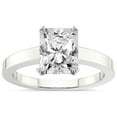 thumbnail image 1 of 4 Carat IGI Certified Radiant Shape Lab Grown Diamond Engagement Ring | 14K White Gold |Ember Secret Halo Diamond Ring | FG-VS1-VS2 Quality Friendly Diamonds, 1 of 3