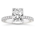 thumbnail image 1 of IGI Certified 4 Carat Radiant Shape Lab Grown Diamond Engagement Ring | 14K White Gold |Nomi Classic Eternity Lab Diamond Ring | FG-VS1-VS2 Quality Friendly Diamonds, 1 of 5