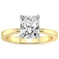 thumbnail image 1 of 4 Carat IGI Certified Radiant Shape Lab Grown Diamond Engagement Ring | 14K Yellow Gold |Jannel Tapering Diamond Ring | FG-VS1-VS2 Quality Friendly Diamonds, 1 of 3