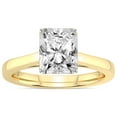 thumbnail image 1 of 4 Carat IGI Certified Radiant Shape Lab Grown Diamond Engagement Ring | 14K Yellow Gold |Shye Petal Solitaire Diamond Ring | FG-VS1-VS2 Quality Friendly Diamonds, 1 of 3