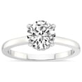 thumbnail image 1 of 4 Carat IGI Certified Round Shape Lab Grown Diamond Engagement Ring | 14K White Gold |Mystic Secret Halo Diamond Ring | FG-VS1-VS2 Quality Friendly Diamonds, 1 of 5