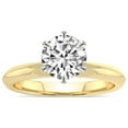thumbnail image 1 of IGI Certified 4 Carat Round Shape Lab Grown Diamond Engagement Ring | 14K White Gold | Alora Solitaire Diamond Ring | FG-VS1-VS2 Quality Friendly Diamonds, 1 of 7