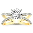 thumbnail image 1 of IGI Certified 4 Carat Round Shape Lab Grown Diamond Engagement Ring | 14K White Gold | Antique Allure Vintage Lab Diamond Ring | FG-VS1-VS2 Quality Friendly Diamonds, 1 of 7