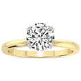 thumbnail image 1 of IGI Certified 4 Carat Round Shape Lab Grown Diamond Engagement Ring | 14K White Gold |Lyla Hidden Accents SolitaireLab Diamond Ring | FG-VS1-VS2 Quality Friendly Diamonds, 1 of 7