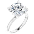 thumbnail image 1 of 4 Carat Round Lab Grown Diamond Engagement Ring, 1 of 5