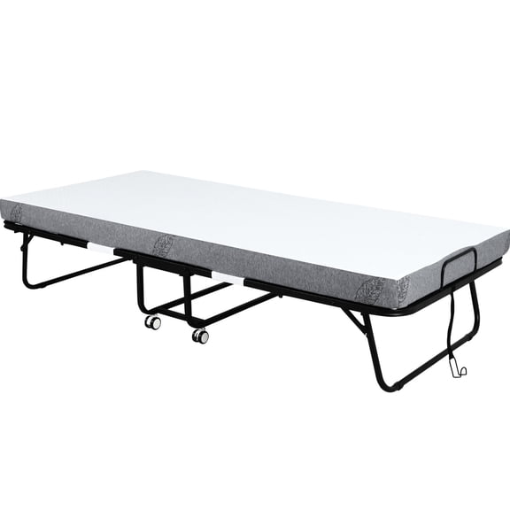 4 Caster Wheels, Easy Mobility | Maneuverable, Flexible Guest Bed