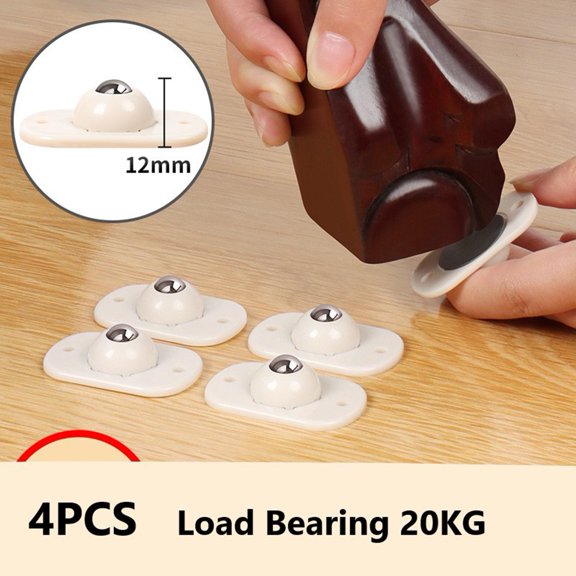 4 Caster Wheels for Furniture and Storage Applications Design with Easy Installation for Enhanced Mobility (A)