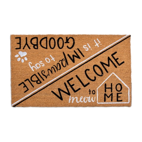 4 Cats & Dogs: Rectangle Core Refill for 24 x 36" Convertible Entrance Mat, Hello & Goodbye