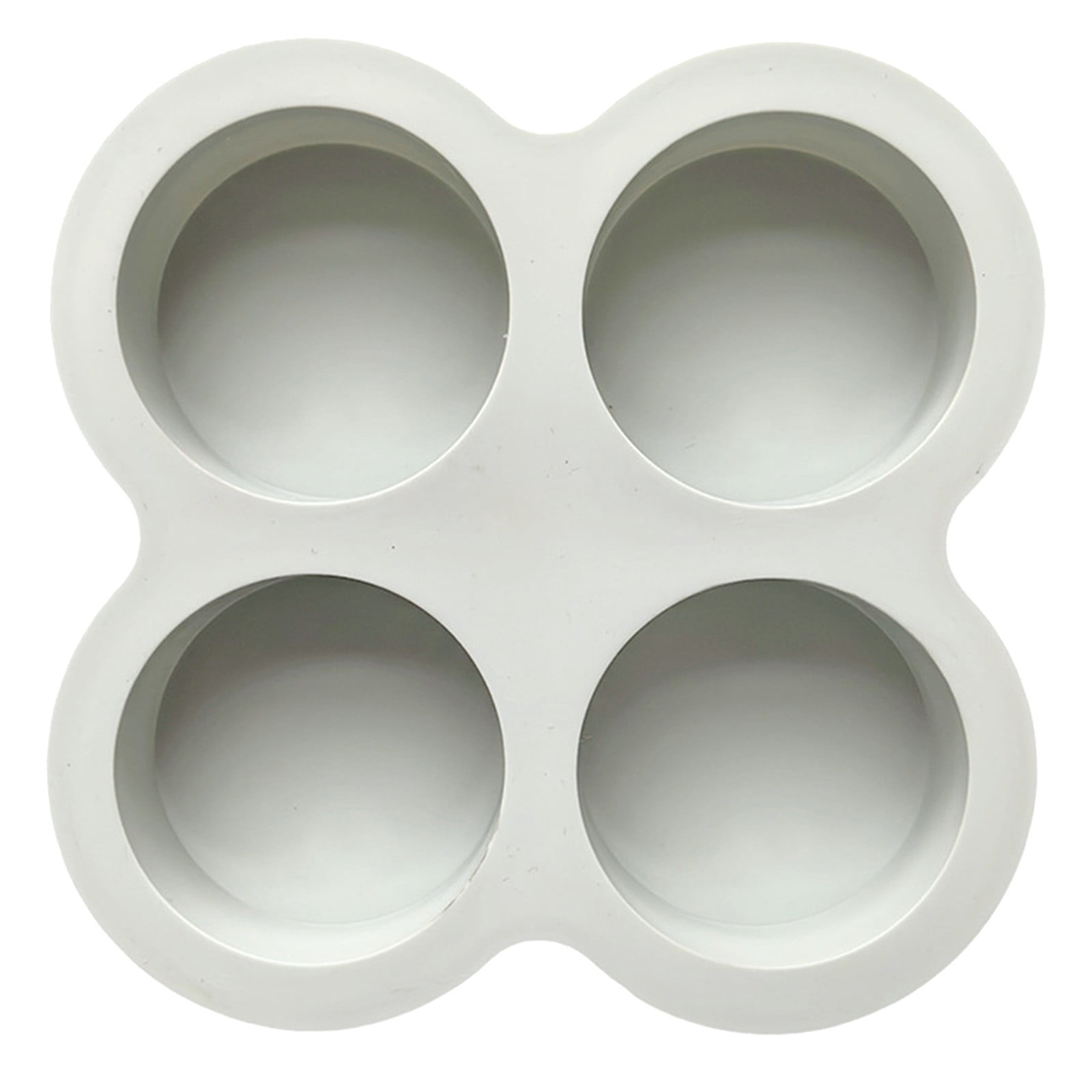 4‑Cavity Silicone Baking Mold, Cylinder Silicone Mold, Round Cake Mold ...
