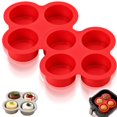 4-Cavity Silicone Mousse & Cake Mold, for Baking, Freezing, Chilling ...