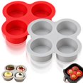 4-Cavity Silicone Mousse & Cake Mold, for Baking, Freezing, Chilling ...