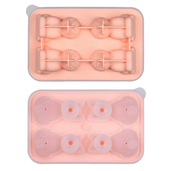 ​4-Cavity Tactical Ice Cube Maker - NSF-Certified BPA-Free Silicone Mold, MIL-STD-810G Arctic/Dishwasher Safe, Compact Refrigerator Organizer for Humvee Fridges & Cocktail Ops AS SHOW