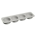 thumbnail image 1 of 4-Cavity rotundity Silicone Baking Soap Mold, Food-Grade Non-Stick Flexible Molds for Brownies Muffins, Temperature Range -40 to 230°C, Dishwasher Safe, 1 of 5