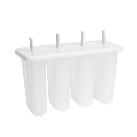 4 Cell sicle Ice Maker Lolly Cream Mold Kitchen Pan Hot Tray Mould S1