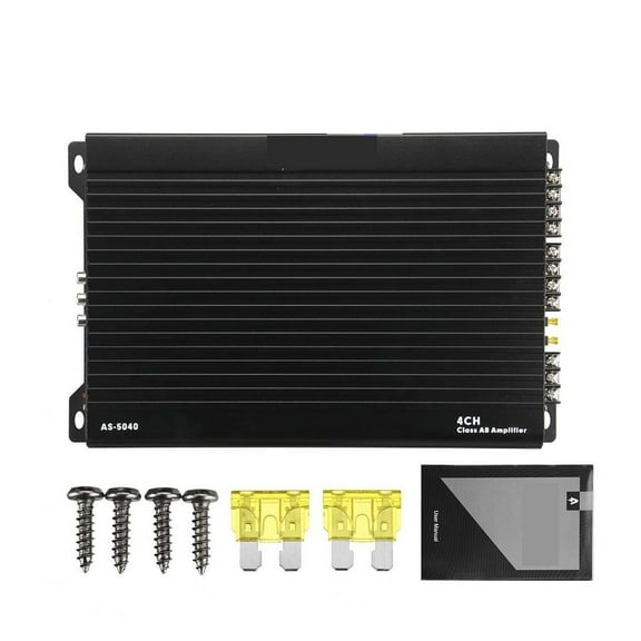 4 Channel 12V 1000W Car Amplifers 4CH Powerful Mini HiFi Digital Stereo Audio Bass Power Amp Device Cars Subwoofer
