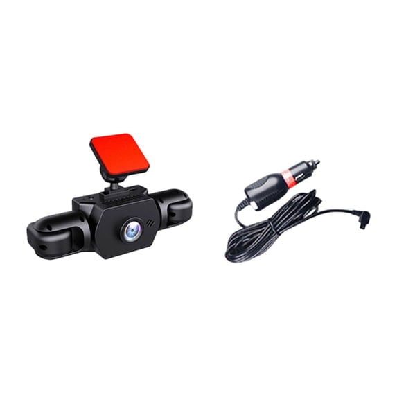 4-Channel 360° Full View Dash Cam with Night Vision 1080p 4-Lens Car Recorder for Taxi & Family Vehicles