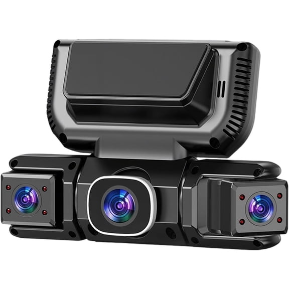 4-Channel 360° WiFi Dash Cam with 1080P FHD – APP Control, Parking Monitoring, Loop Recording & Night Vision