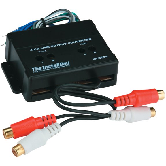 Install Bay IBLOC04 Line Output Convertor 4 Ch Handle Up To 60W Input Power New