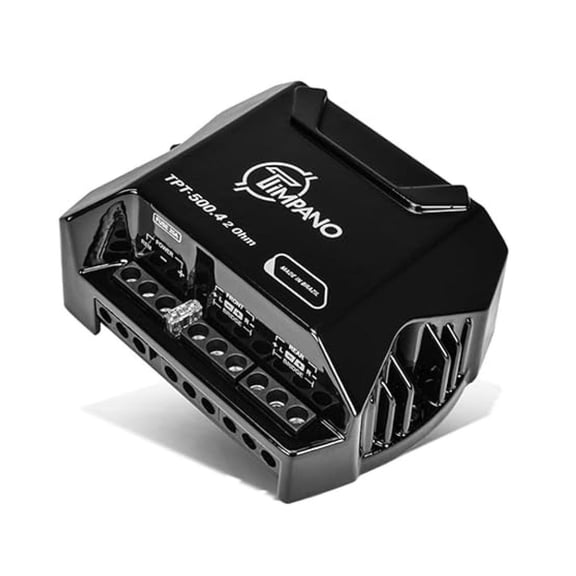 4 Channel Bridgeable Car Audio Mini Stereo Amplifier, 4 x 125 Watts, 2 Ohm