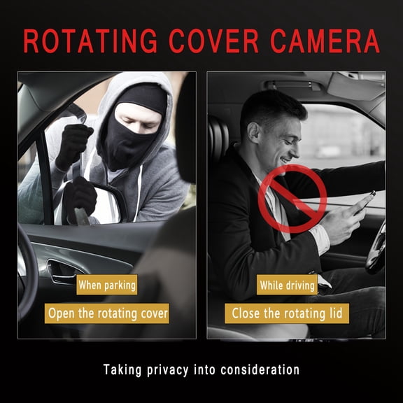 4 Channel Vehicle Camera 1080P Car DVR Video Recorder Driving Dash Cam Front Left Right Rear Night Vision Loop Recording 24H Parking Monitor, with 64GB Card Optional.