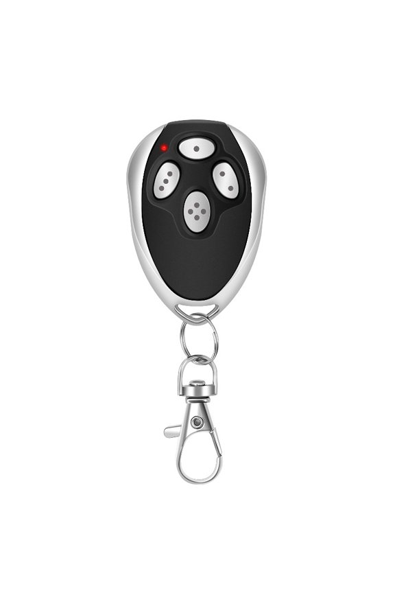 4-Channel Gate Opener Remote  – Compatible with Aleko LM123 and 433.92MHz Garage Door Transmitters; Includes Keychains; Suitable for Various Gate Types; Easy To Program