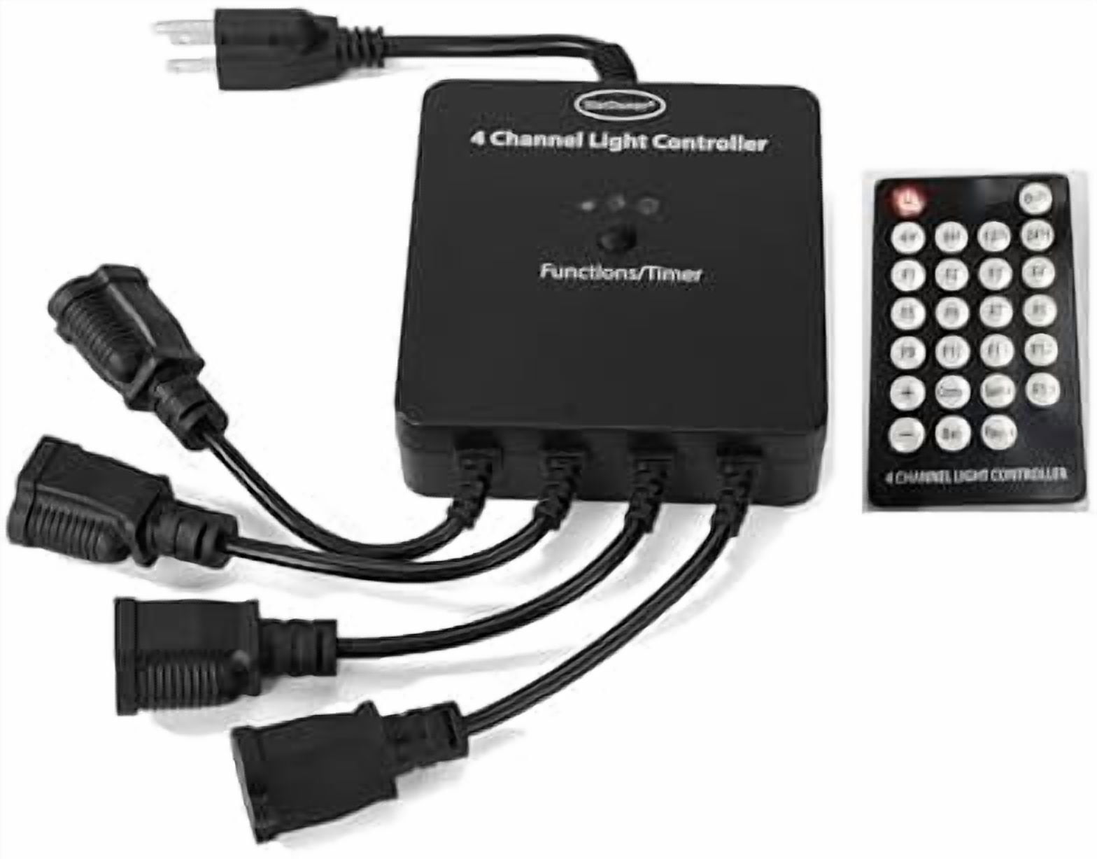 4 Channel Light Controller for Holiday Lights, Christmas Lights ...