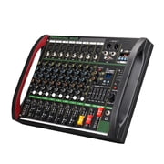 4 Channel Mixer DSP Reverberation Effect Professional USB Mixer Balance Family Stage Performance KTV