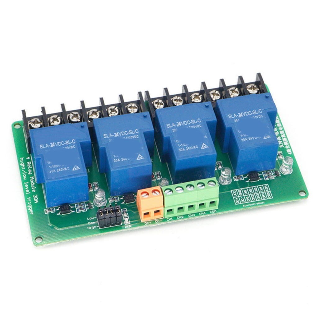 4 Channel Relays Module for PLC Automation Equipment Control Industrial ...