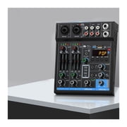 4 Channel Studio USB Interface Mini Mixer Professional Digital Board For Portable Mixing Compatible Function ,Easy to Use