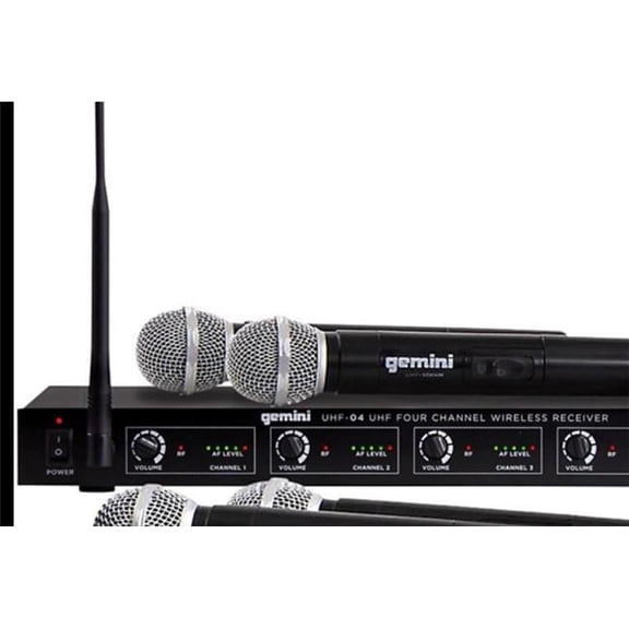 4-Channel Wireless Handheld Microphone System S1234