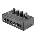 thumbnail image 1 of 4 Channels Mini Headphone Amplifier HA400 Ultra-Compact Stereo Audio Amplifier With Power Adapter 10MHz Earphone Amp for Music ,Low Profile Design, 1 of 7