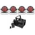 thumbnail image 1 of (4) Chauvet SlimPAR Q12 BT Bluetooth RGBA Sound-Active Par Can Wash Lights+Hazer, 1 of 11