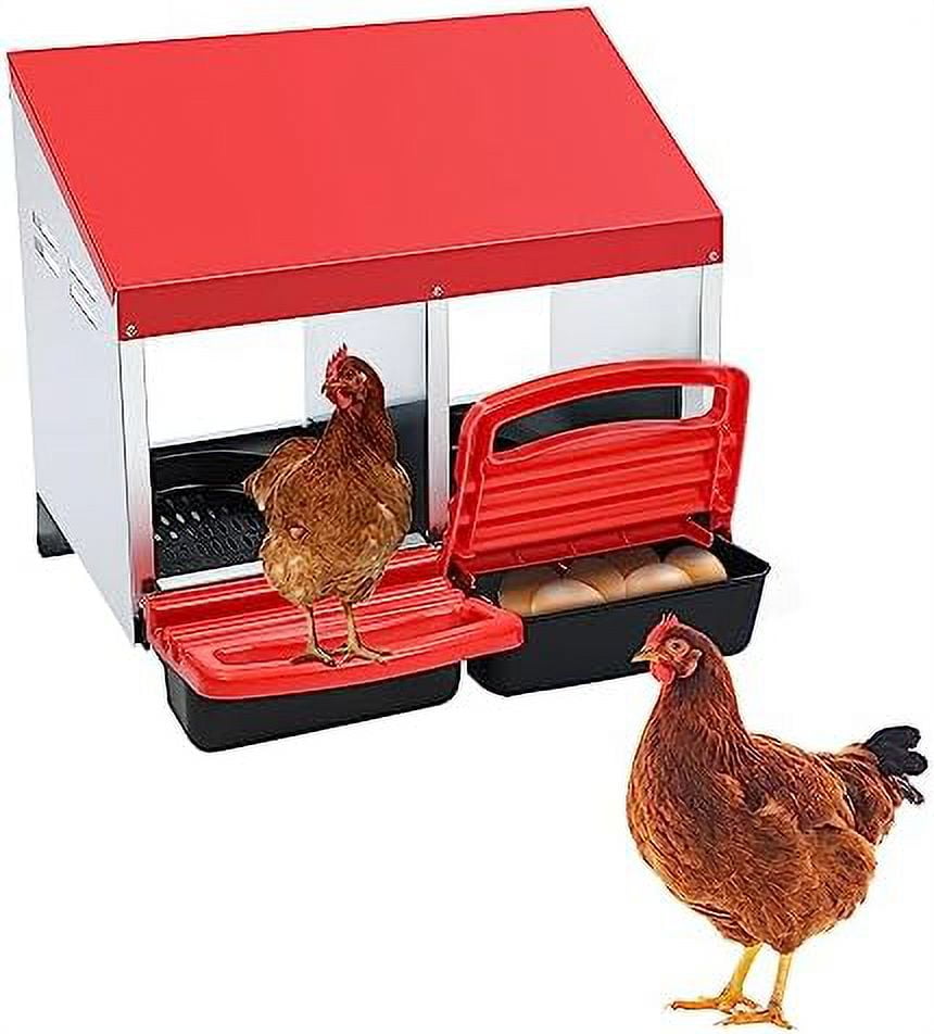 4 Chicken Nesting Boxes for Laying Eggs Single Layer Hen Nesting Boxes