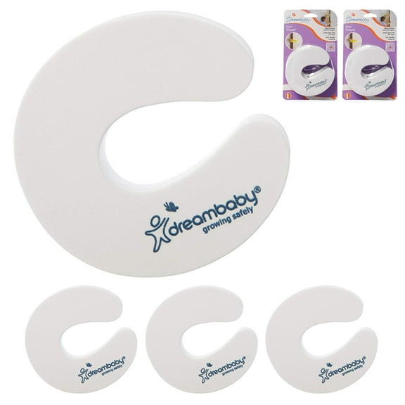 4 Child Safety Guard Door Stoppers Baby Kids Jammer Finger Pinch Toddler Infant