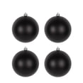 thumbnail image 1 of 4" Christmas Ball Ornaments Black 4 Pcs Shatterproof Christmas Tree Decorations Xmas Tree Christmas Ornaments Balls for Halloween Wedding Holiday Party Wreath Home Decor, 1 of 5