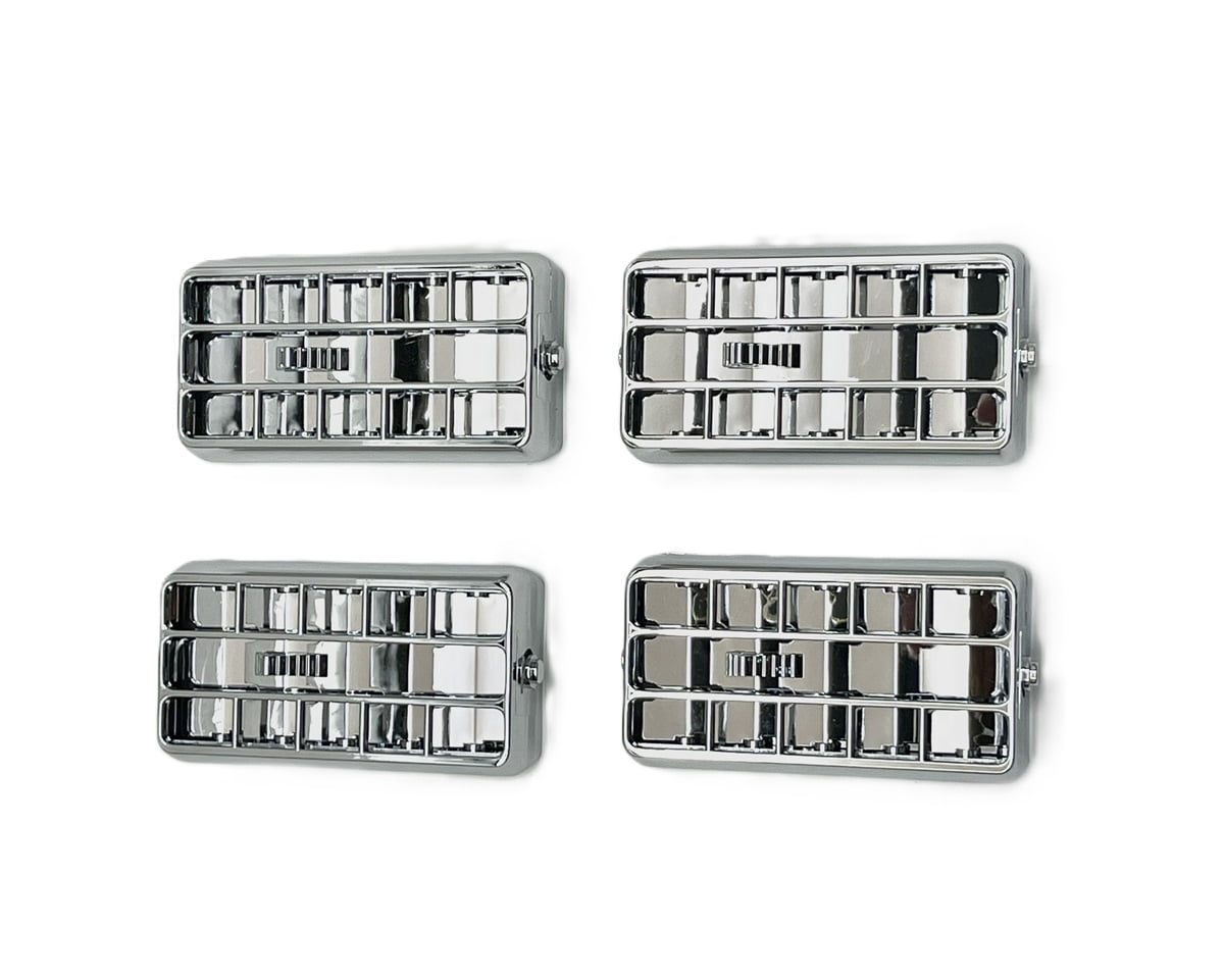 Chrome Plastic Adjustable Louver Vent fits Peterbilt 357/378/379/385 2 Chrome Plastic Adjustable Louver Vent fits Peterbilt 357/378/379/385 2