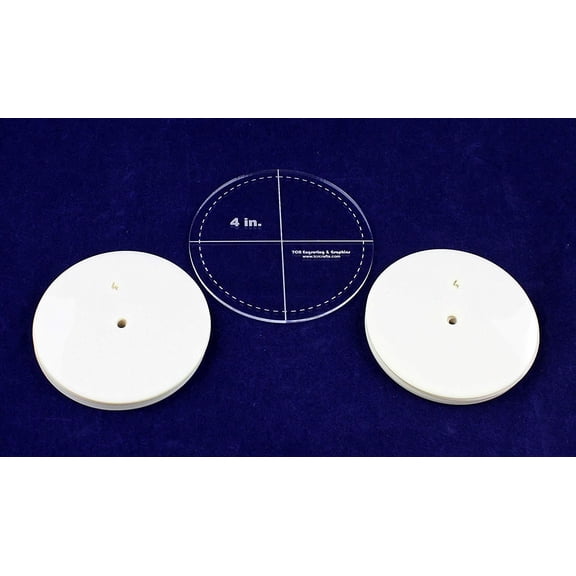 4" Circle 51 Piece Mylar Set - Quilting/Sewing Templates