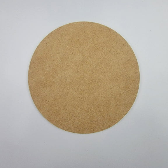 4" Circle Round, Unfinished MDF Art Shape by Wooden Craft Cutouts, 1-4 Thickness