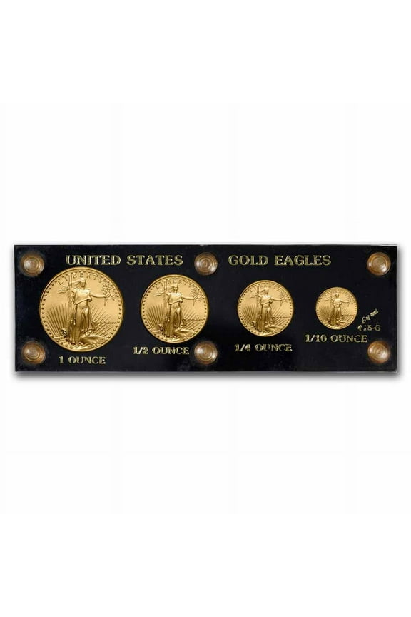 4-Coin American Gold Eagle Set BU (Random Year)