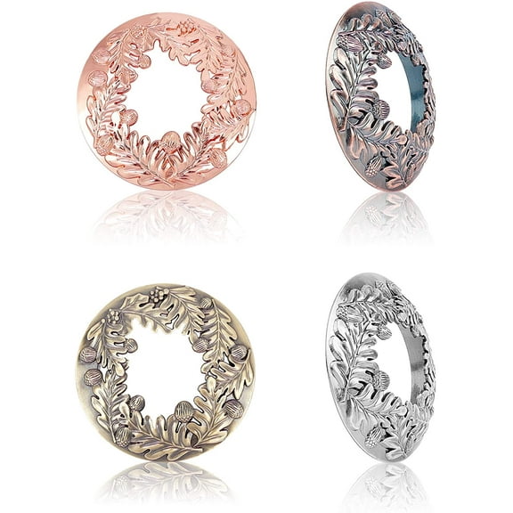 4 Color Candle Toppers 1.9" Leaf Pine Candle Cover Lids Candle Accessories Shades Sleeves for Wedding Valentine's Day Thanksgiving Christmas Jar Candles Party Favors