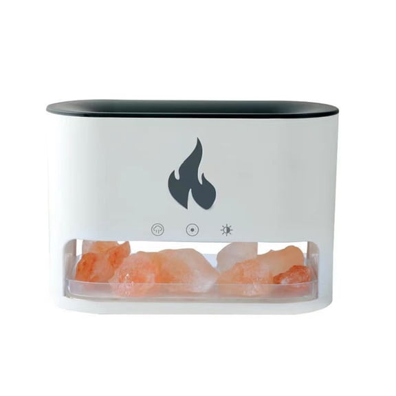 4-Color Flame Essential Oil Diffuser with Humidifier - Silent Mist Aromatherapy Device, Auto-Shutoff for Bedroom Relaxation, Living Room Ambiance & Office Calm