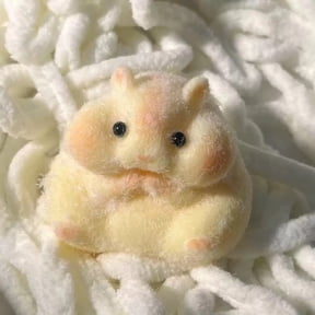 4-Color Hamster Taba Squishy,Soft Silicon Stress Relief Fidget Toy,ASMR Sensory Toys for Kids & Adults