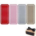 thumbnail image 1 of 4 Color Purse Bottoms for Crocheting PU Leather Crochet Bag Bottom Base for DIY Knitting Crochet Bags Tote, 1 of 5