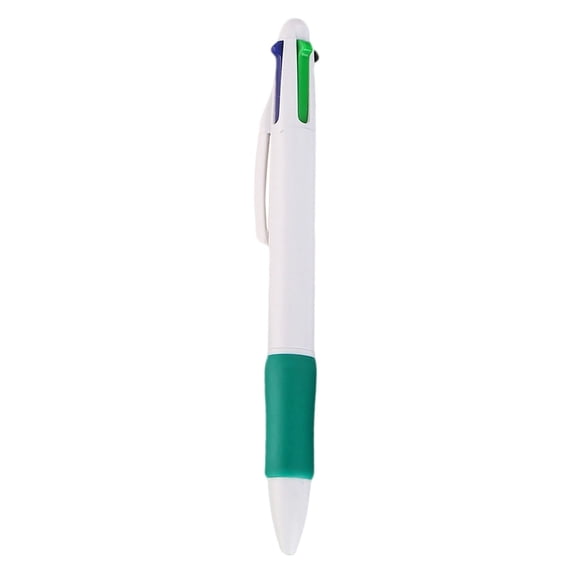 4 Color Retractable Ballpoint Pen, Multicolor Ink Pen for Office and Home, Smooth Writing Stationery