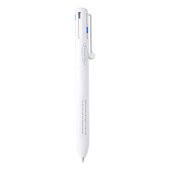 4 Color-in-1 Retractable Gel Inks Pen Multicolored Journaling Pen 0.5MM Tip for Note Taking Color Coding Highlighting
