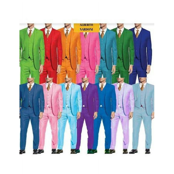 4 Colorful Suits $389 (We Picked The Colors Based of Availability)