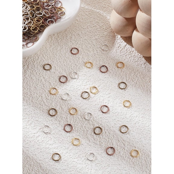 4 Colors 16g Antique Bronze Open Jump Rings Brass Jump Rings Chainmail Rings for Connector Jewelry Findings