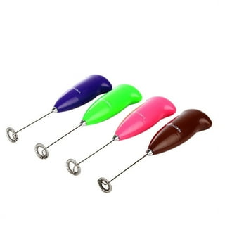 Electric Whisk 14000rpm Mini Drink Mixer 1500mAh USB Rechargeable (Black 5pcs), Multicolor