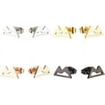 thumbnail image 1 of 4 Colors Mountain Stud Earring 4 Pairs Stainless Steel Snowcapped Earrings Hollow Out Mountain Top Stud Earrings Climbing Lovers Gifts for Men Women Colorful, 1 of 7
